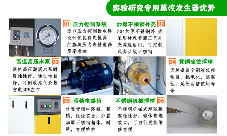 16-32kg/h实验研究小型蒸汽发生器细节