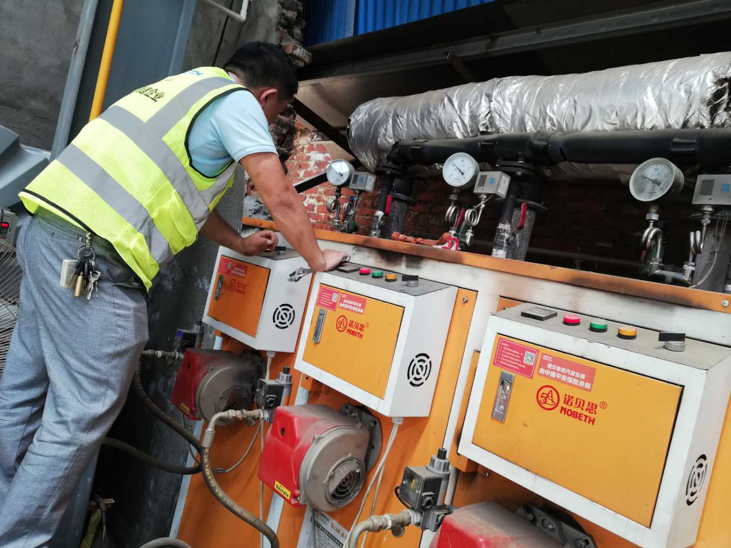 安全安心生产电镀产品，全自动蒸汽发生器多重保护