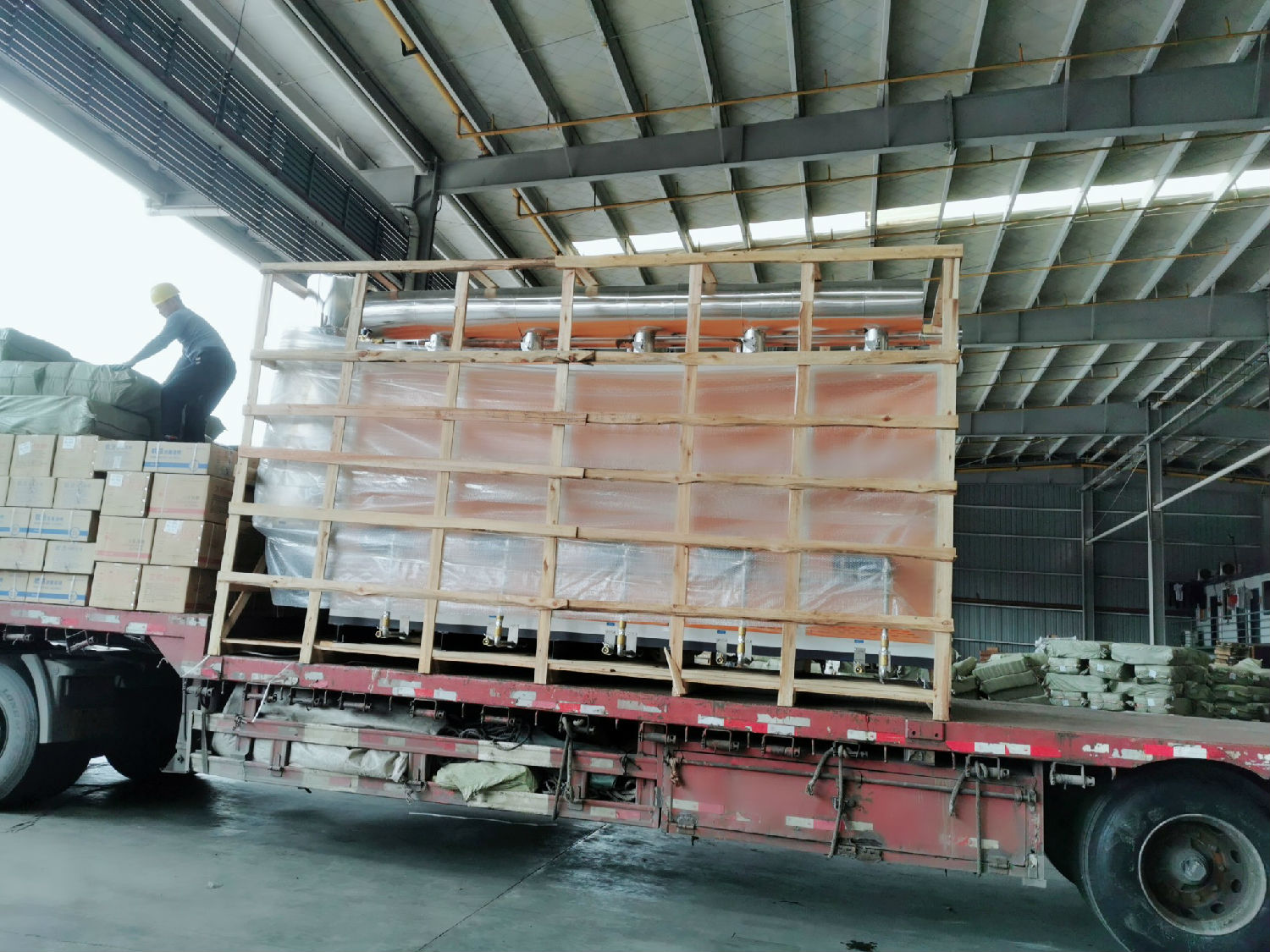 江苏生物制药洁净蒸汽芭乐视频成人网站已装好车