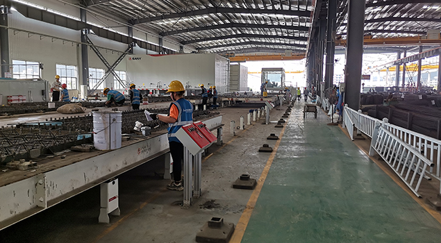 预制件蒸汽养护现场 预制件蒸汽养护现场