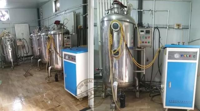 食品厂选用芭乐视频APP黄色版下载安装电蒸汽发生器进行食用菌灭菌